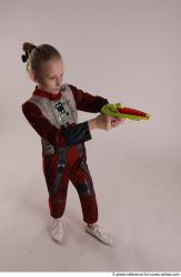 DENISA PILOT STANDING POSE WITH GUN 3